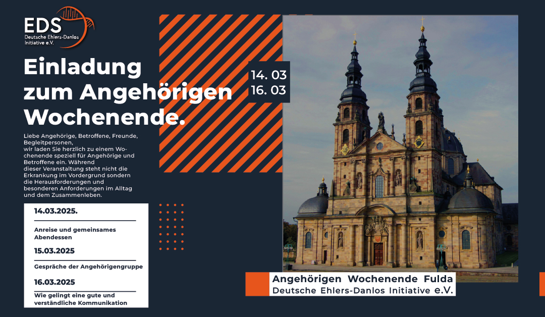 Einladung zum Angehörigen Wochenende der Deutsche Ehlers-Danlos-Initiative e.V. (2)